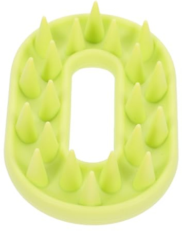 TOVINANNA Kopfhautmassagegeräte Ergonomisches Design aus Silikon Shampoobürste Leicht Sanfte Kopfhautpflege für Dusche und Bad für Familien