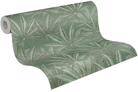 Livingwalls Vliestapete Dschungel - hochwertige Tapete mit Blättern 399841 in Grün - Luxustapete designed by MICHALSKY