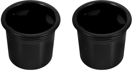 ULTECHNOVO Car Cup Holder Insert Replacement Anti Spill Cup Holder Insert for Car Rv and Sofa Plastic Drink for Cups and Small Items Easy Clean Pack of 2