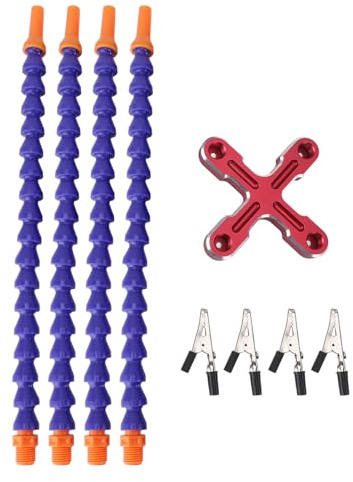 Gavigain Station de soudage, bras réglables, base en alliage d'aluminium, clips rotatifs à 360° résistants à la chaleur, station de travail flexible et compacte pour (-3117240207812)