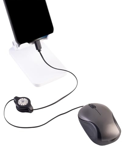 Wired Mice,Lightweight Type-C Wired USB Travel Mice - Laptop Accessories for PC Desk Work Gamers Programmers Digital Nomads Business Men Conference Room Hotel
