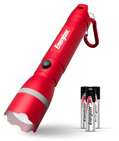Energizer R-300 LED Flashlight Emergency Safety Light, Bright IPX4 Water Resistant Flash Light, Durable Emergency Light for Hurricane Preparedness, Batteries Included