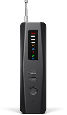Liretope Hidden Camera Detectors, Advanced Anti-Spy Technology RF Signal GPS Tracker Finder, Wireless Bug Sweeper with Magnetic Detection for Home Office Travel Security, Real-Time Alarm
