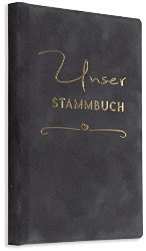 Stammbuch der Familie Our Grau Gold Familienstammbuch Hochzeit incl. Einleger