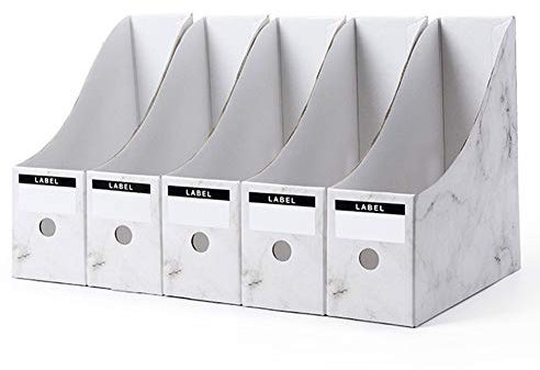 huihuijia Zeitschriftensammler Stehsammler Papier Veranstalter Magazin Dateien Karton Magazin Buch Rack Schreibtisch Organisatoren Papier Lagerung Veranstalter
