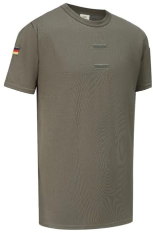 BW Tropen Unterhemd mit Klett und Nationalitätsabzeichen Bundeswehr T-Shirt