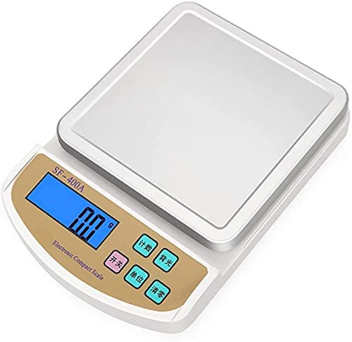 AUGUSE Balance de Cuisine, Balance électronique de précision, Balance Plate-Forme 0,1 g de Nourriture Cuite au Four en Acier Inoxydable 10 kg pesant la Cuisson (Size : 2kg/0.1g)