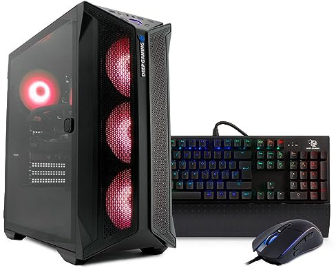 DeepGaming - PC Gaming Nostromo Pro (Intel Core i9 12900F, RTX 5060 Ti 8GB, 64GB RAM, 2TB SSD NVMe PCIe4.0, Windows 11 Pro, WiFi + Bluetooth) Ordenador de sobremesa, PC Gamer