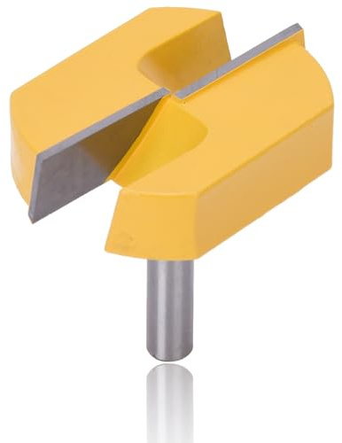 Plattenfräser fräser für oberfräse 8mm schaft Hobel Holzbearbeitung Werkzeug 8X57mm Fräsen Bodenoberfläche Hobel Flush Trim Fräsen planfräser Punte per spigoli e scanalature