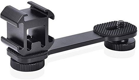 Osmond Dreifacher Kalt Schuh Halterung Universal Erweiterung Halterung Halter Adapter für LED Video Licht DSLR Telefon Gimbal Stabilizer