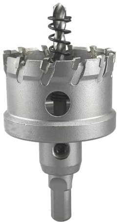 pieza de sierra perforadora TCT de 12-50 mm, punta de carburo de tungsteno, broca de núcleo, herramientas de corte, perforación para aleación de acero inoxidable de metal, 25 mm