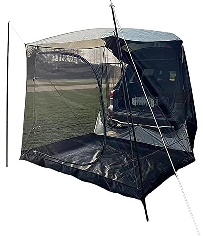 Auto Camping SUV Heckzelt | SUV Auto Zelt | SUV Campingzelt | 5-6 Personen Auto Markise Sonnenschutz | Tragbarer großer Raum Sonnenschutz Zelt für Camping, Outdoor, SUV,