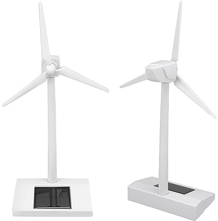 Ausla Solar Spielzeug DIY Solar Windmühle Modell Spielzeug Solar Powered Wind Modell DIY Ornament Dekoration Wissenschaft Unterrichten Pädagogische Schreibtisch Windmühle Modell