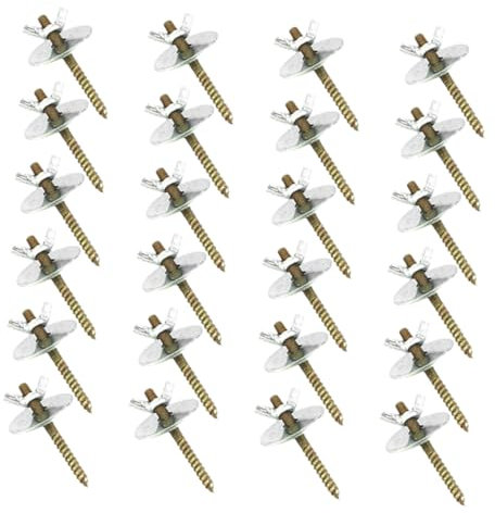 ORFOFE -teiliges Vogelkäfig-Hardware-zubehör-Set Muttern- und Schraubensatz Zur Sitzstangenmontage Vogelkäfig-halteschrauben und Dichtungen