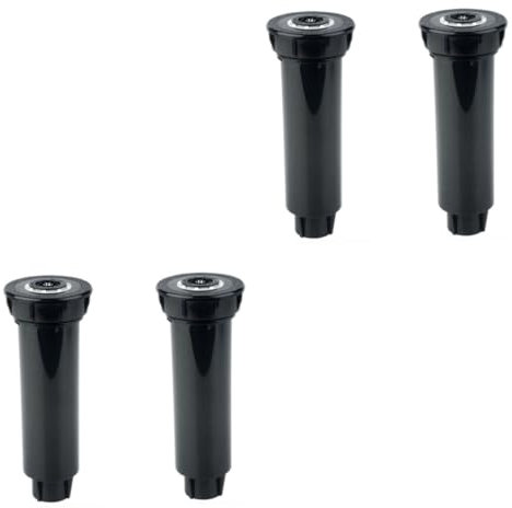 HANABASS 4pièces Arroseur Automatique Professionnel Avec Tête à Ressort Pour Arrosage De Pelouse Filtre Intégré Pour Éviter Obstructions