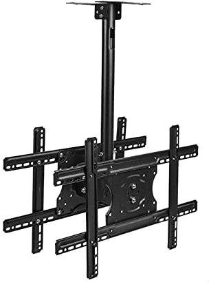 Universal TV Stand, Universal TV Stand Floor TV Stand Rolling TV Stand for 32-65 Inch LED Flat Screen TVs up to 165lbs, Mobile TV Stand Cart Height Adjustable,Portable Floor TV Stand Wheels with Mount