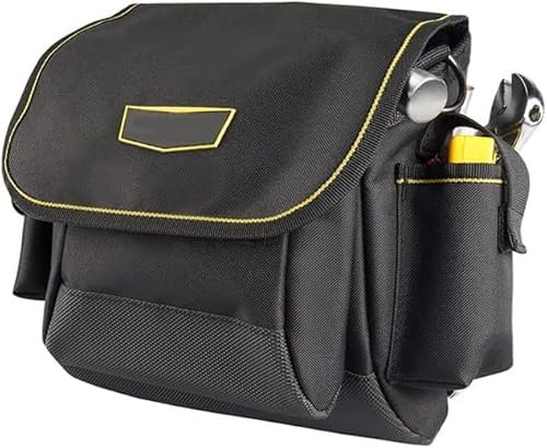 Tool Bags,Small Tool Box,Thickened Oxford Cloth Tool Kit, Multi-Functional Electrician Tool Kit, Single Shoulder Network Monitoring and Maintenance Toolkit