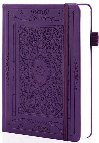 Bullet Dotted Journal Notizbuch, 160 g/m² dickes nummeriertes Papier, A5 Hardcover Dotted Grid Tagebuch für Frauen und Männer, Arbeiten, Schreiben, Bullet Journaling, Zeichnen