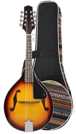 Mandoline Instrument 8 Saiten Mandoline Linde Mit Palisander Stahl Begleitmusikinstrument Verstellbare Brücke Anfänger Erwachsene