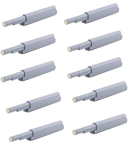 Shirene Push to Open Türöffner,10 PCS Magnetische Türschnäpper Touch Release Entriegelungsriegel Drucköffner Möbelschnäpper Druckschnapper Softclose Türdämpfer für Küchenschrank Möbeltür Schublade
