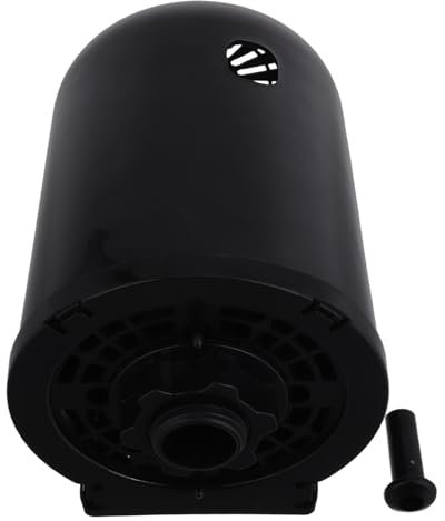 EXHUMKY Electric Fan Motor Protective Cover Black Shell for Desk Pedestal Fans Lightweight Easy to Install Motor from Debris Stylish Design