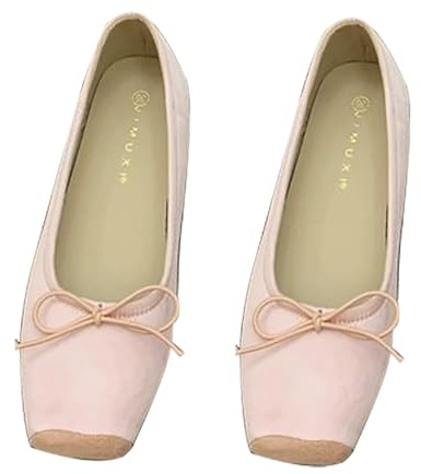 OBiQuzz Ballerines Mary Jane - Chaussures basses pour femme - Chaussures de ballet en dentelle - Chaussures plates élégantes - Chaussures plates - Chaussures d'entraînement - Chaussures de soirée