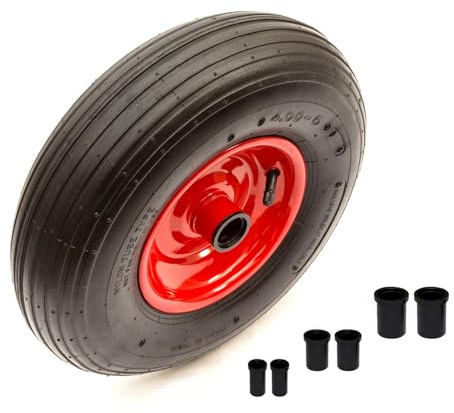 4.00-6 Wheel & Tyre 13 Inch Wheelbarrow Garden Cart