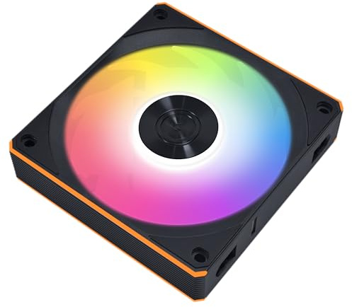 Lian Li UNI FAN CL120 – 120mm ARGB PWM Fan, Black, Wireless Daisy-Chain, Controller-Free, High Static Pressure, Low Noise