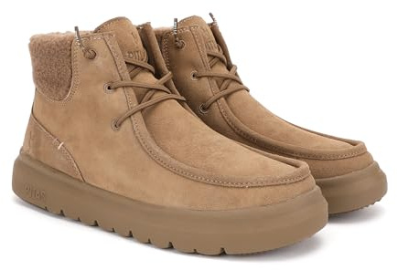 Pitas | BERNA | Stivali casual da donna | Stivaletti in pelle| Scarpa urbani | Mocassini | Nautiche invernali | Sneakers Casual | Calzatura Senza lacci | Calzature Walkinpitas | Camel | 37
