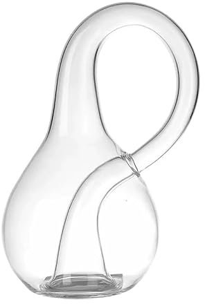 1 bottiglia trasparente Klein ornamenti quattro dimensionali spazio decorativo bottiglia di vetro ispessito decorazione per la casa (L: 16 cm x 9 cm)