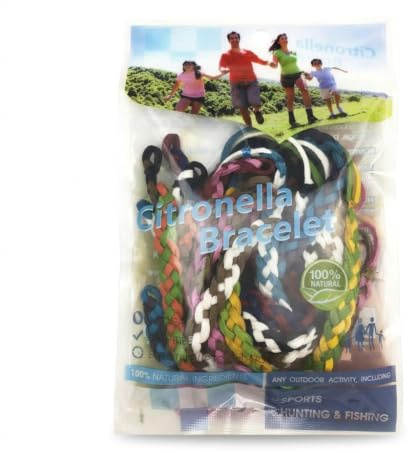 Pulsera Antimosquitos - Pulseras Repelente de Mosquitos, Protección Natural de Las Menta, Apta para Niños Adultos, para Interiores y Exteriores, 12 PCS