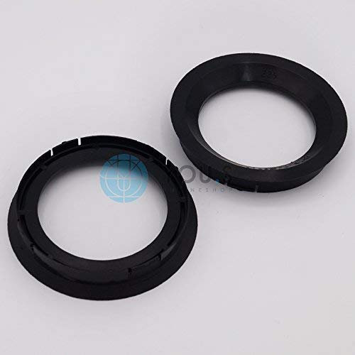 2 x ZENTRIERRINGE DISTANZRING für ALUFELGEN Z25 76,0-57,1 mm Alutec Anzio Rial