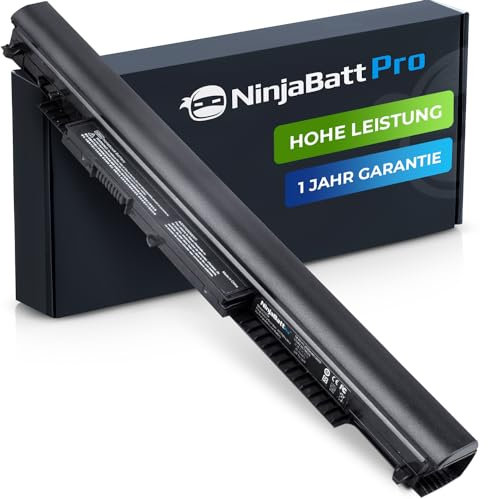 NinjaBatt Pro Batterie pour HP 807957-001 807956-001 HS04 HS03 HSTNN-LB6V 807612-421 HSTNN-LB6U 250 G5 807611-421 TPN-C125 15-AF067SA 843532-851 – Samsung Cellules - Longue Durée- [4 Cellules/2600mAh]