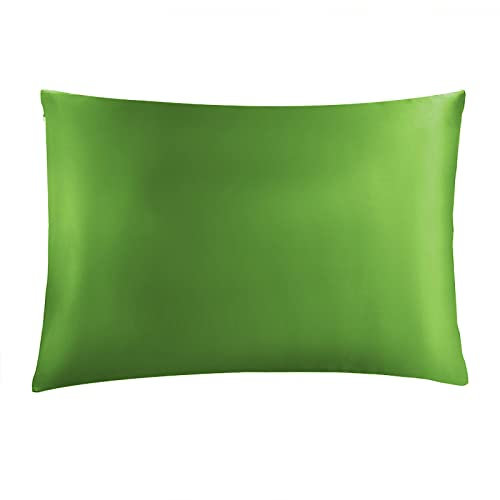 Confezione da 2 Federe In Raso per Capelli E Pelle Federa Rettangolare In Seta Stampata Di Lusso per La Casa, Cuscino Queen Size Standard Con Cerniera, Colore Q, King
