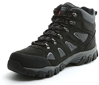 Sprayway Mens Mull Mid Wicking Suede Lace Up Walking Boots