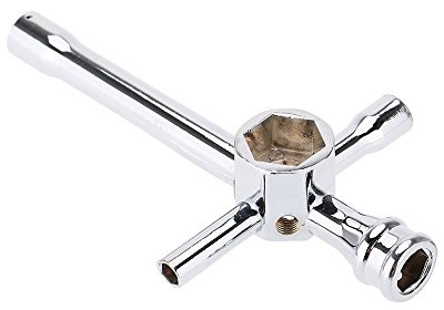 Xiaojikuaipao Llave cruzada en L para rueda hexagonal para coche Nitro HSP RC 1/10