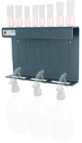 Amberquip Wall Storage Holder for Detailing Brushes & Spray Trigger Bottles. Ideal Car Valeting, Vehicle Cleaning & Detailers