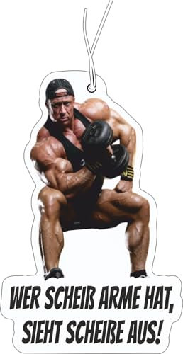 CME.Promo 2 x Markus Rühl, Chi ha Le Braccia, Guarda Fuori, Divertente Dispenser di Profumo per Auto, Deodorante per Auto, Deodorante per Auto, Set di Alberi profumati per Auto