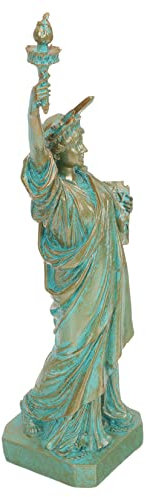 HOMOCONO Kreative Mini Statue Freiheitsstatue Resin Tischdekoration Für Büro Und Garten Leichtes Kompaktes Design Für Landschaften Und Sammlerstücke