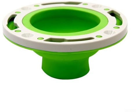 Zoegneer Toilet Flange Toilet Seal for RING Fixed Toilet Flange Repair Kit Toilet Flange Extender Kit For 3/4 Inch Drain Pipes(green)