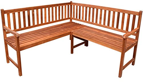 Massive Akazienholz Garten Eckbank 150cm Outdoor Möbel