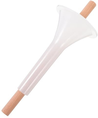 Alipis Manual Sausage Stuffer Meat Funnel 22-Gauge Casing Tube and Meat Stick, DIY Homemade Sausage Filling Tool Set for Kitchen Use