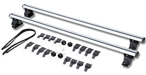 APNWVFO Barras Portaequipajes para Chevrolet para Cruze 4 Puertas Portaequipajes De Techo con Cerradura Barras Transversales para Sedán Baca Coche Techo(Plata)