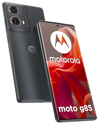 Motorola moto g85 5G (12/256GB, Display 6.67 pOLED FHD+ 120Hz, Snapdragon 6s Gen 3, Doppia fotocamera 50+8MP, batteria 5000mAh, Dual SIM), Urban Grey