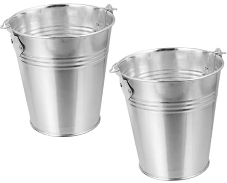 ibasenice 2pièces Seau à Graisse pour Barbecue Extérieur Seau à Huile pour Grillades Réutilisable