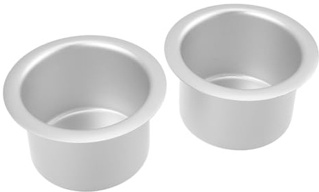 MUELODSIC 2pezzi Portabicchieri in Alluminio Per Auto Barche e Camper Inserti Per e Tavolo Design e Resistente Per Bevande Sicure
