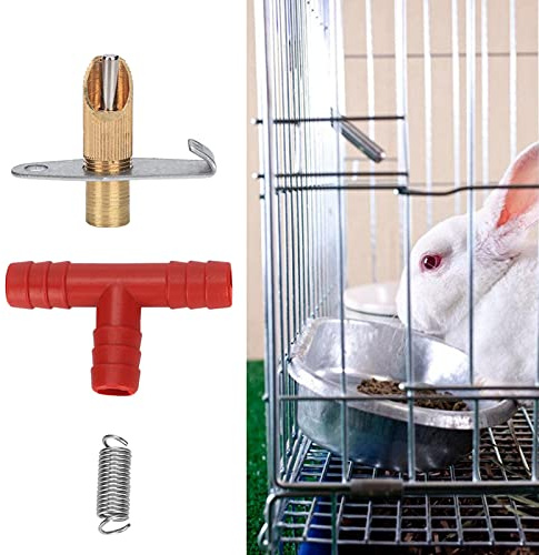 FILFEEL 100 STK - Pläterade Drycker med Automatiska Matare - Viktiga Djurförråd för (Koppar kanin anknäbb dricka fontän)