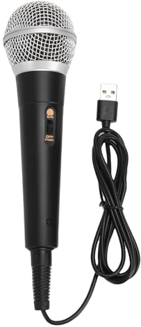 banapoy Microfono USB Cablato, Microfono a Condensatore USB Professionale Universale, Suono Chiaro e Ricco, Vocale Cardioide per Giochi di Canto in Streaming Live