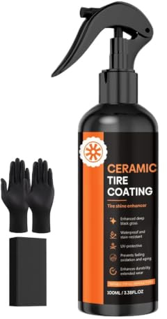 Brillo De Neumáticos Spray de 100 ml impermeable larga duración sin