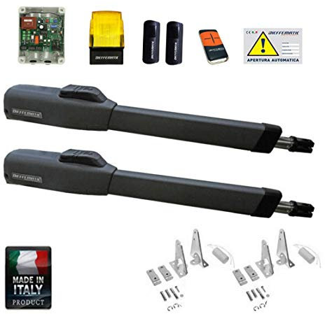 KIT C300 230V MOTORE APRICANCELLO CANCELLO DUE 2 ANTE BATTENTI AUTOMATICO DFM
